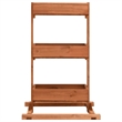 vidaXL Medium Firwood Garden Planter in Brown