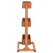 vidaXL Medium Firwood Garden Planter in Brown
