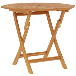 vidaXL Teak Wood Garden Table in Brown