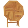 vidaXL Teak Wood Garden Table in Brown