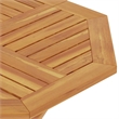 vidaXL Teak Wood Garden Table in Brown