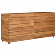 vidaXL Teak Wood Raised Garden Bed in Natural