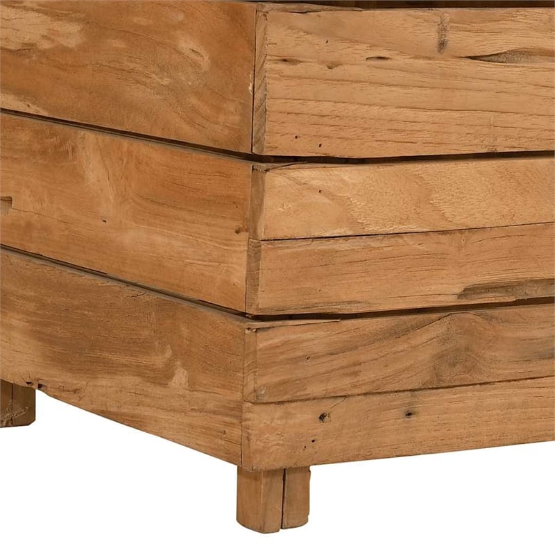 vidaXL Teak Wood Raised Garden Bed in Natural