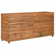 vidaXL Teak Wood Raised Garden Bed in Natural