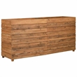 vidaXL Teak Wood Raised Garden Bed in Natural