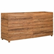 vidaXL Teak Wood Raised Garden Bed in Natural