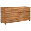 vidaXL Teak Wood Raised Garden Bed in Natural