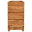 vidaXL Teak Wood Raised Garden Bed in Natural