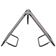 vidaXL Steel Sun Lounger in Gray
