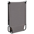 vidaXL Steel Sun Lounger in Gray