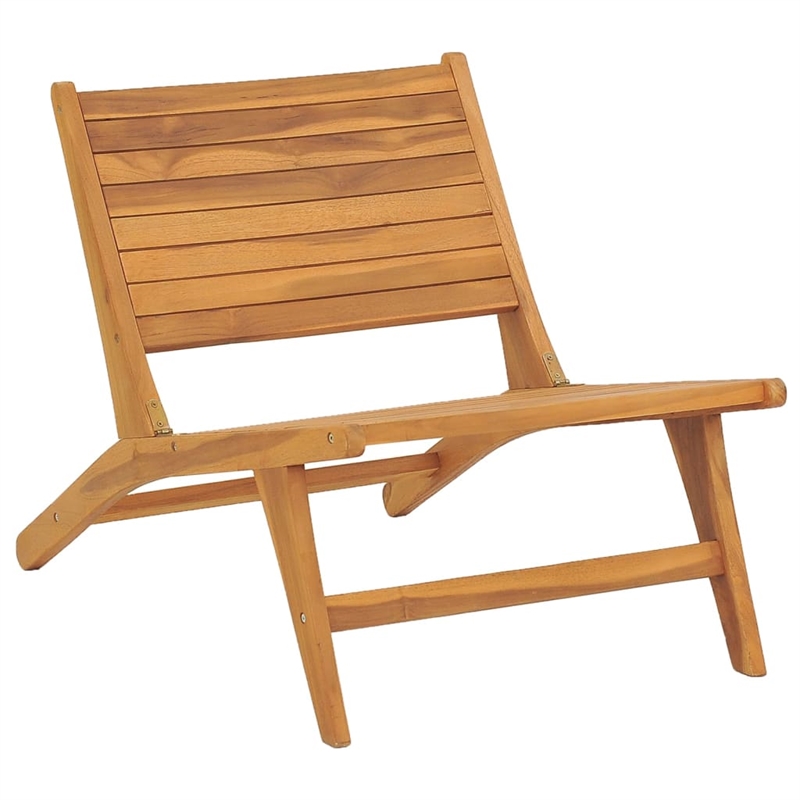 vidaXL Wooden Garden Chair in Natural Teak