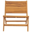 vidaXL Wooden Garden Chair in Natural Teak
