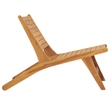 vidaXL Wooden Garden Chair in Natural Teak