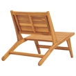 vidaXL Wooden Garden Chair in Natural Teak
