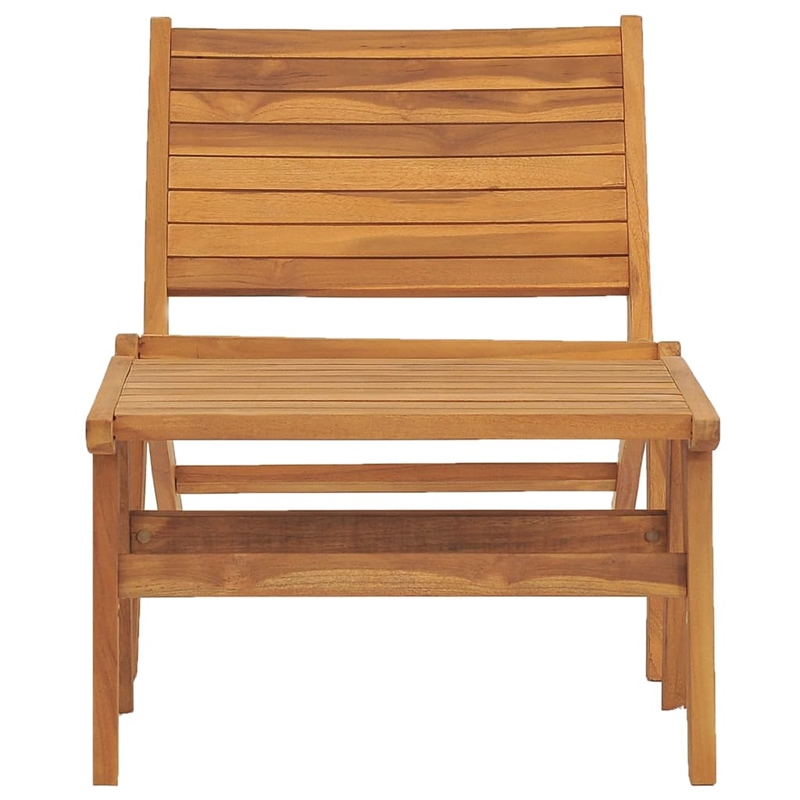 vidaXL Wooden Garden Chair in Natural Teak