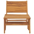 vidaXL Wooden Garden Chair in Natural Teak