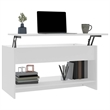 vidaXL Engineered Wood Medium Coffee Table in White