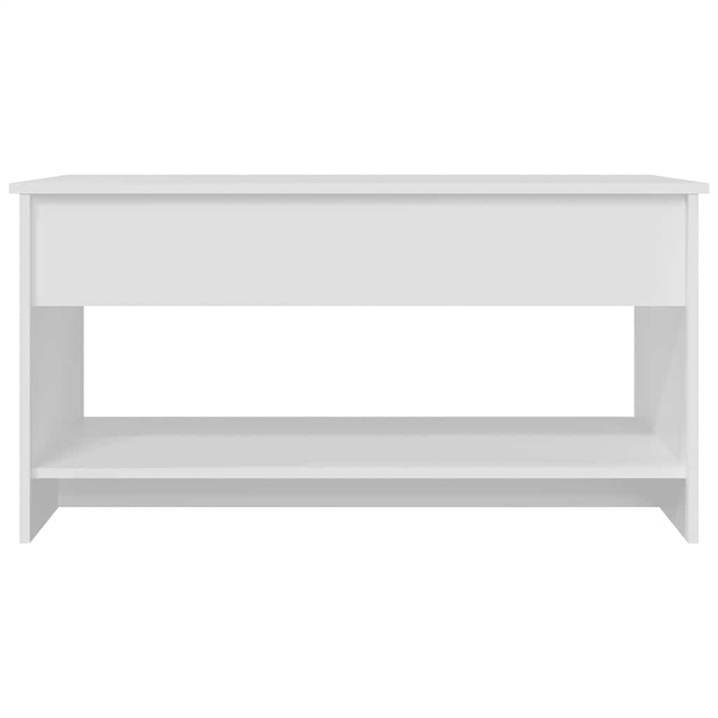 vidaXL Engineered Wood Medium Coffee Table in White
