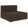 vidaXL Middle Seat in Brown