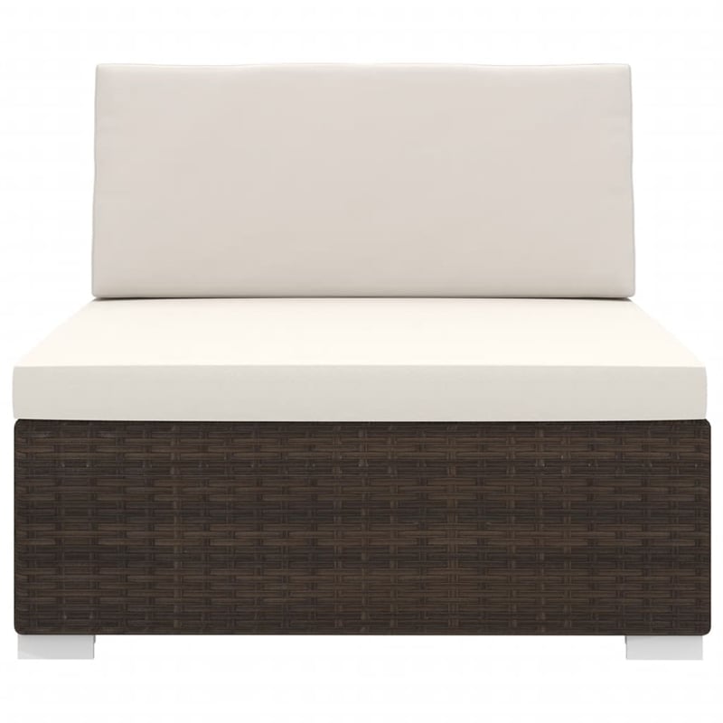 vidaXL Middle Seat in Brown