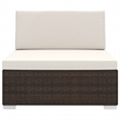 vidaXL Middle Seat in Brown