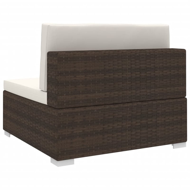 vidaXL Middle Seat in Brown