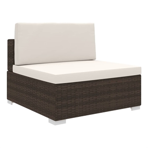 vidaXL Middle Seat in Brown