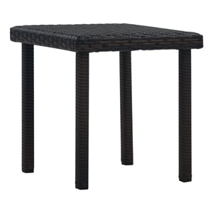 vidaXL Small Garden Table in Brown