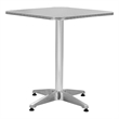 vidaXL Aluminum Garden Table in Silver