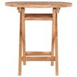vidaXL Teak Wood Outdoor Table in Natural