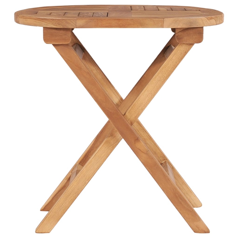 vidaXL Teak Wood Outdoor Table in Natural
