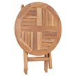 vidaXL Teak Wood Outdoor Table in Natural