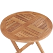vidaXL Teak Wood Outdoor Table in Natural