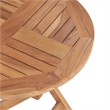 vidaXL Teak Wood Outdoor Table in Natural