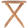 vidaXL Small Teak Wood Outdoor Table in Natural