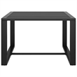 vidaXL Aluminum Outdoor Table in Anthracite