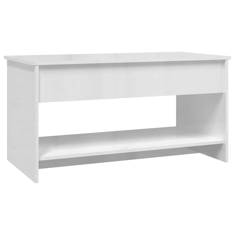 vidaXL Engineered Wood Medium Coffee Table in White