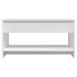 vidaXL Engineered Wood Medium Coffee Table in White