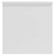 vidaXL Engineered Wood Medium Coffee Table in White