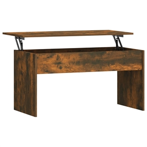 vidaXL Engineered Wood Medium Coffee Table in Smoked Oak