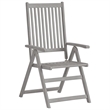 vidaXL Garden Chair in Gray (Set of 8)