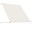 vidaXL Polyester fabric with PA coating Steel frame Awning in Cream