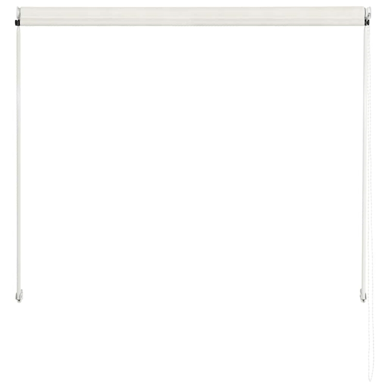 vidaXL Polyester fabric with PA coating Steel frame Awning in Cream