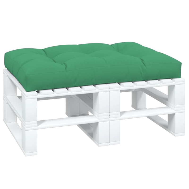 vidaXL Pallet Cushion in Green Fabric