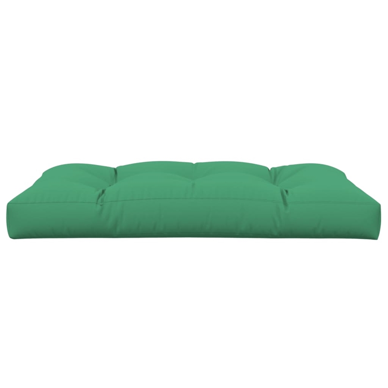 vidaXL Pallet Cushion in Green Fabric