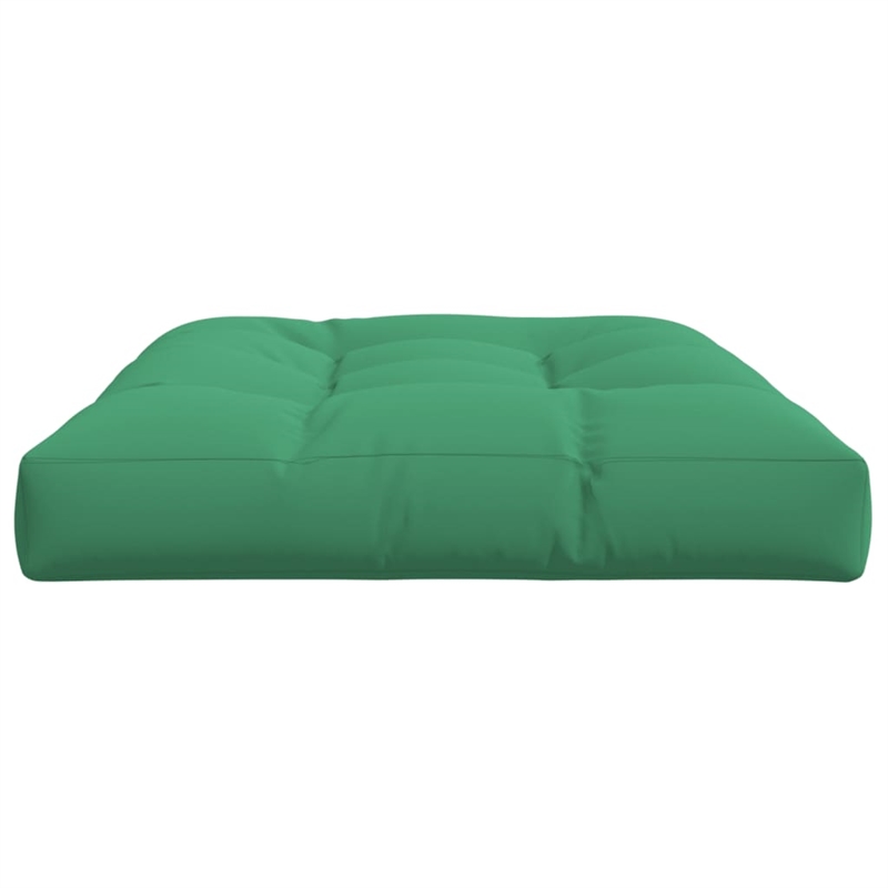 vidaXL Pallet Cushion in Green Fabric