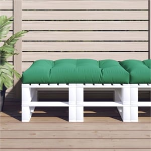 vidaXL Pallet Cushion in Green Fabric