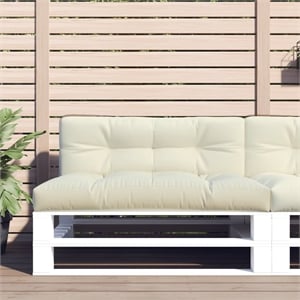 vidaXL Pallet Cushion in Cream