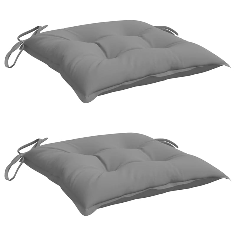 vidaXL Chair Cushion in Gray (Set of 2)