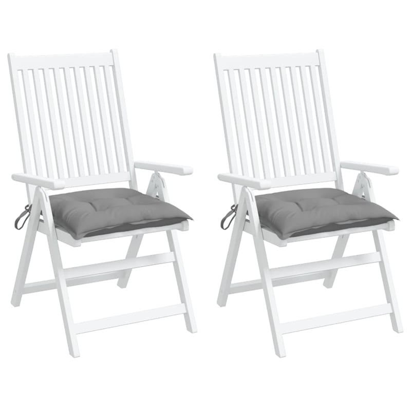 vidaXL Chair Cushion in Gray (Set of 2)